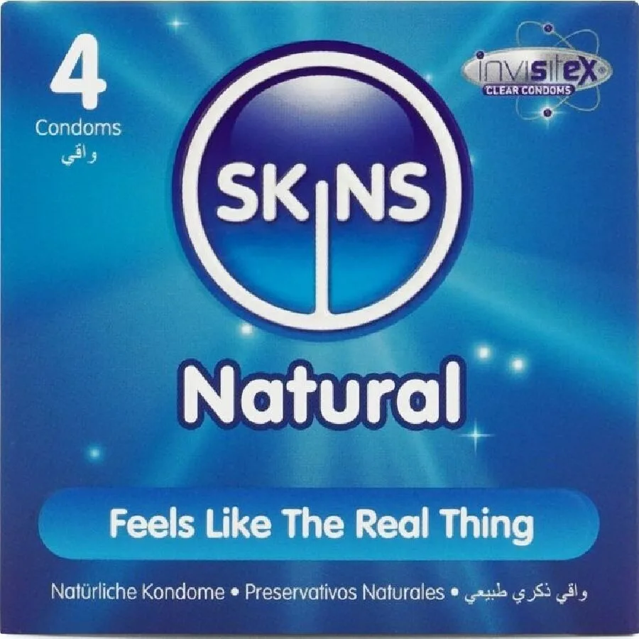 SKINS - NATUURLIJKE PREMIUM CONDOOMS PAK 4