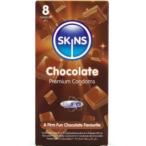 SKINS - CHOCOLADE PREMIUM CONDOOMS PAK 8