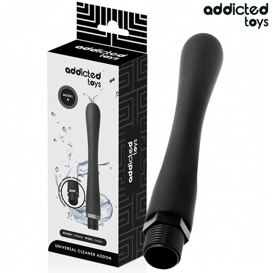 ADDICTED TOYS - ANALE REINIGER MET UNIVERSELE ADAPTER MODEL 4