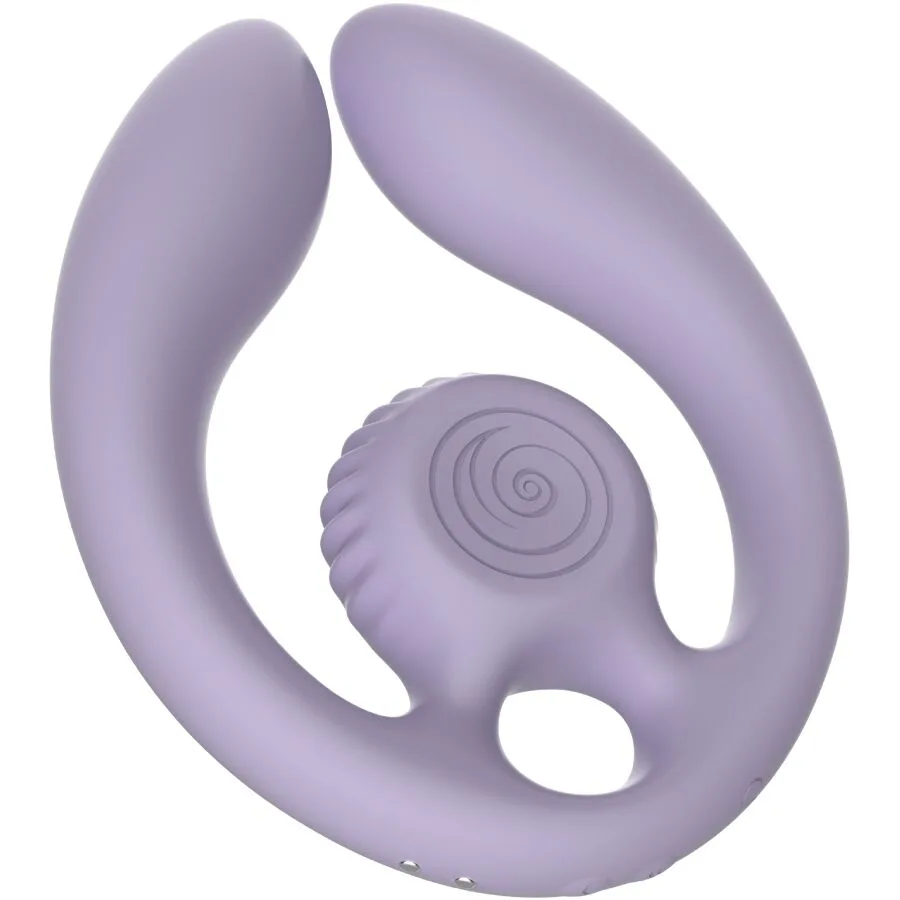 SNAIL VIBE - GIZI DUO STEL STIMULATOR AFSTANDSBEDIENING LILA