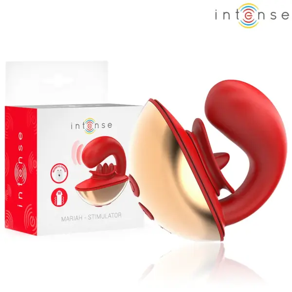 INTENS - MARIAH VIBRATOR & STIMULATOR IN U-VORM 10 VIBRATIES ROOD