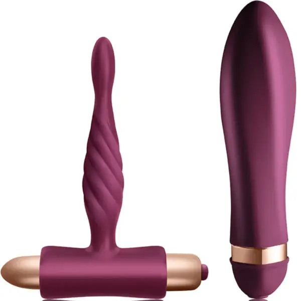 CLIMAXIMUM - DARE KIT TWISTED VIBRATOR + ANAAL PLUG BEGINNER