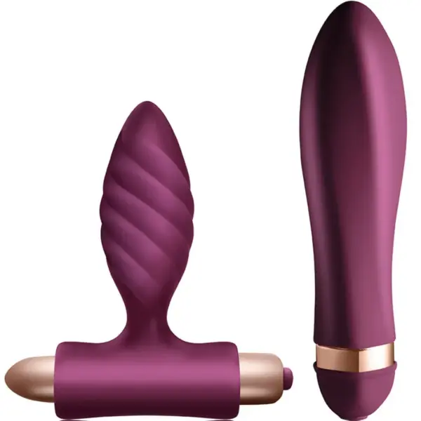 CLIMAXIMUM - DESIRE KIT TWISTED VIBRATOR + ANAAL PLUG