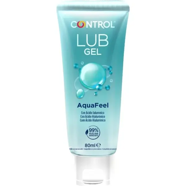 CONTROL - AQUAFEEL GLIJMIDDEL MET HYALURONZUUR 80 ML