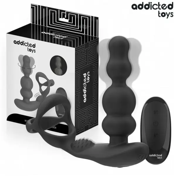 ADDICTED TOYS - ROTERENDE PROSTAATMASSAGER MET AFSTANDSBEDIENING