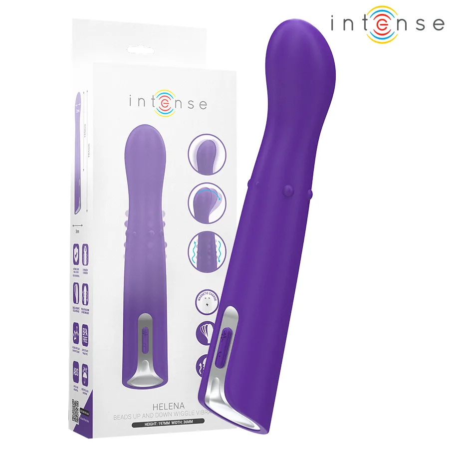 INTENSE - HELENA BEADS UP & DOWN WIGGLE VIBRATOR 13,5 CM