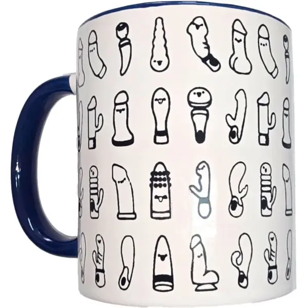 DIABLO PICANTE - WITTE VIBRATORS MOK MET BLAUW HANDVAT 370 ML