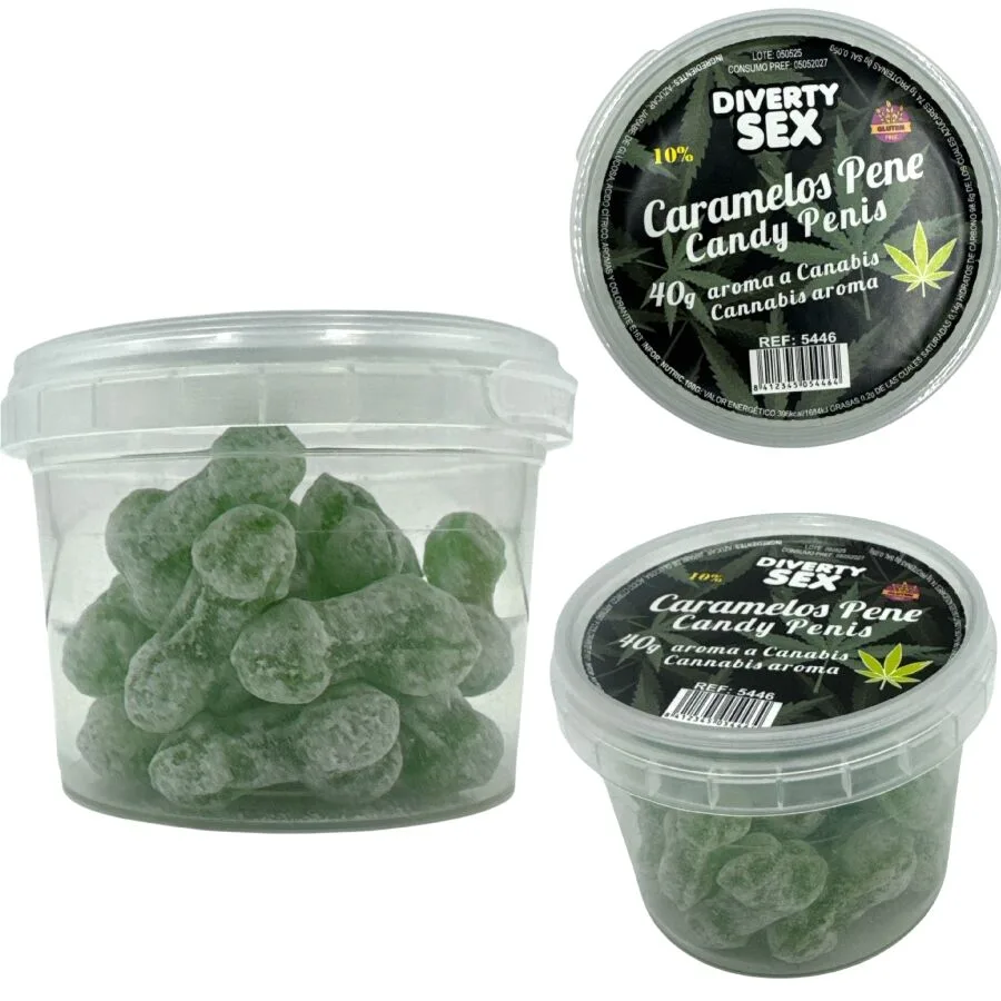 DIABLO GOLOSO - 20 PENIS SNOEPJES CANNABIS AROMA