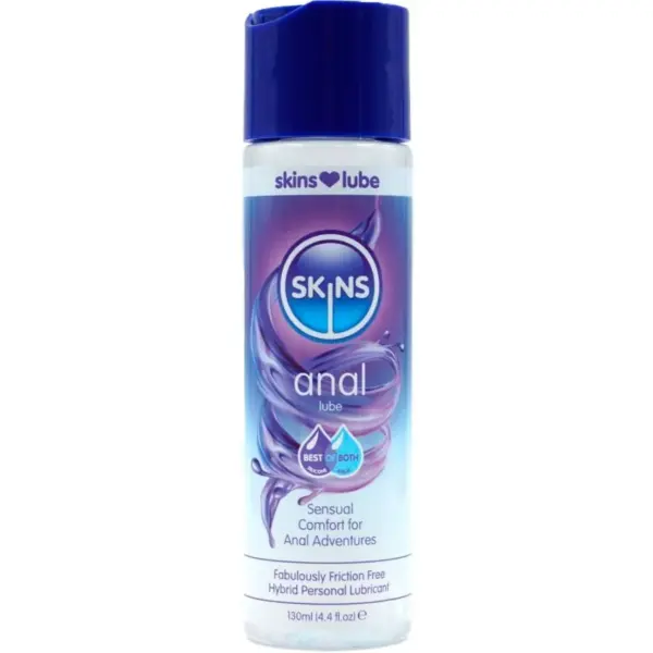 SKINS - ANAAL HYBRIDE GLIJMIDDEL OP WATER- EN SILICONENBASIS 130 ML