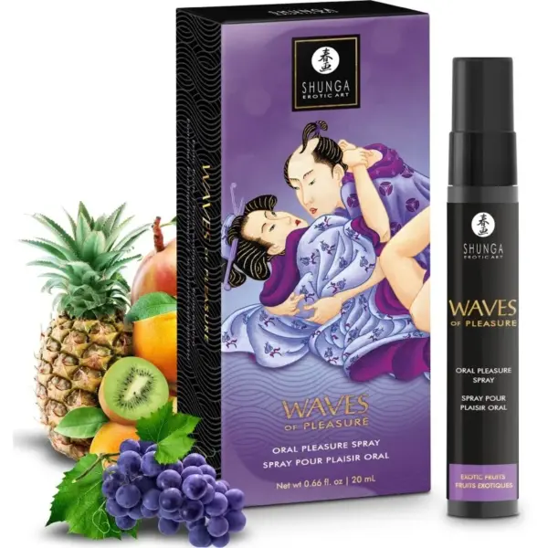 SHUNGA - WAVES PLEASURE SPRAY MONDVERLEIDELIJKE EXOTISCHE FRUITS 20 ML