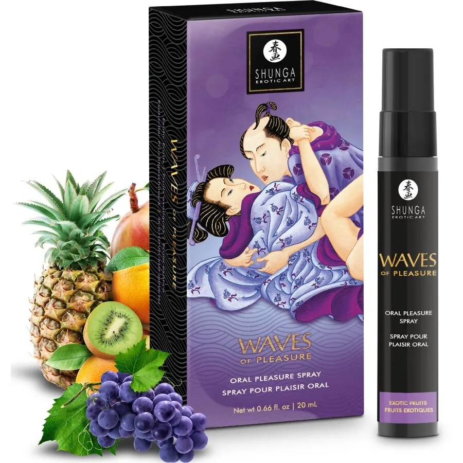 SHUNGA - WAVES PLEASURE SPRAY MONDVERLEIDELIJKE EXOTISCHE FRUITS 20 ML