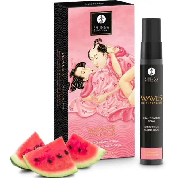 SHUNGA - WAVES PLEASURE SPRAY MONDVERLEIDELIJKE WATERMELOEN 20 ML
