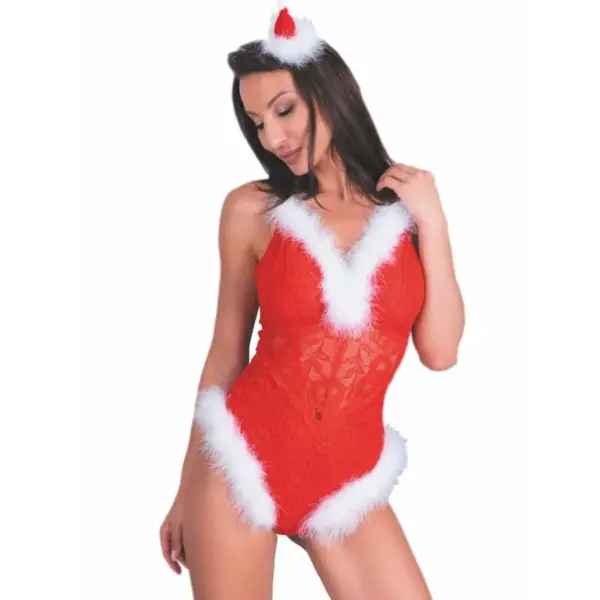 LIVCO CORSETTI FASHION - NAUGHTY SANTA LC 90706 KERSTBODY S/M