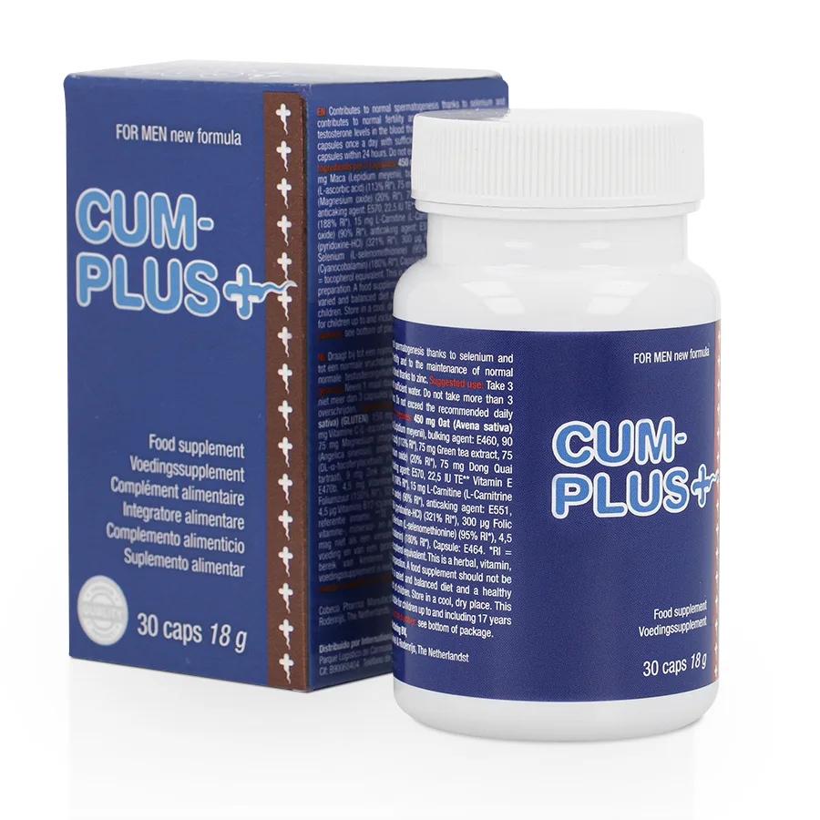 Cum Plus – Voedingssupplement voor een betere spermakwaliteit en het welzijn van de man.