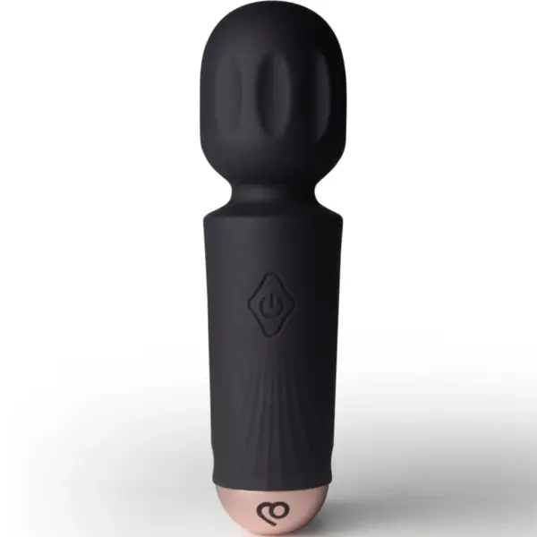 ROCKS-OFF - MINI OPLAADBARE TOVERSTAF MET 16 FUNCTIES, ZWARTE TULP