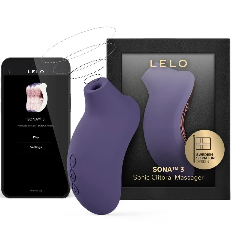 LELO - SONA 3 SONIC CLITORAL MASSAGER CYBER PURPLE