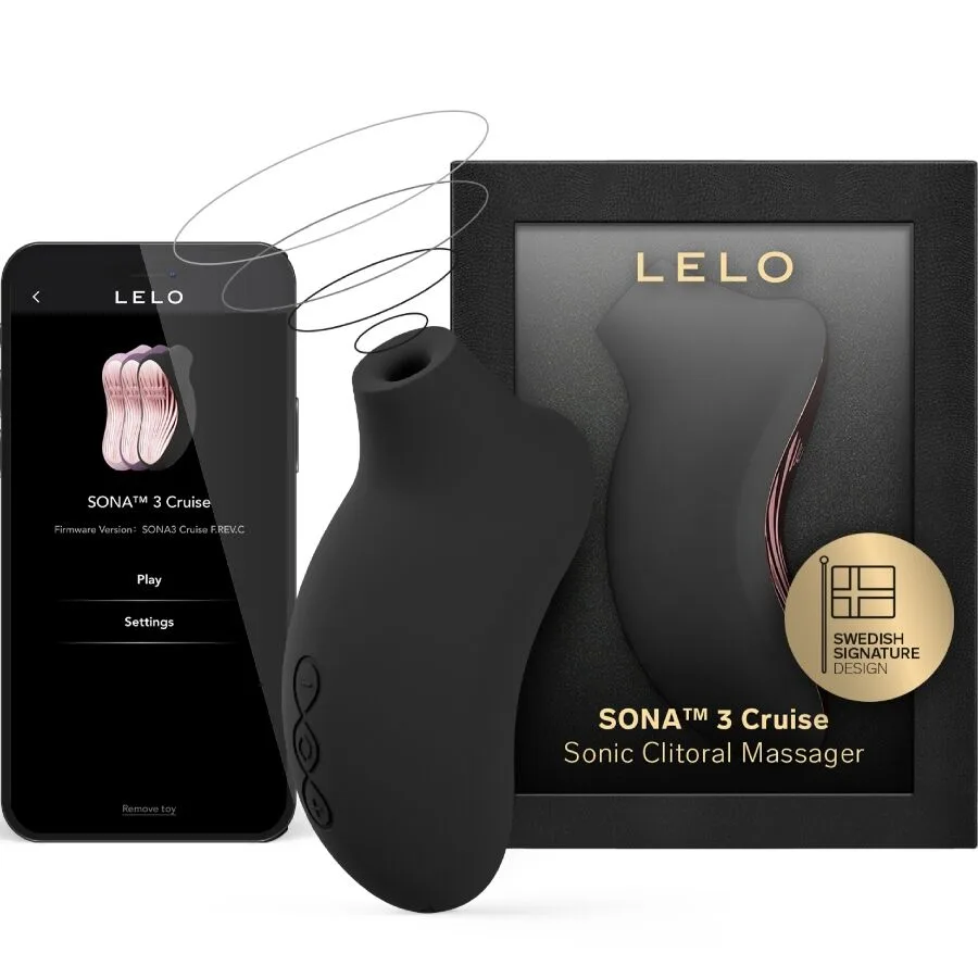 LELO - SONA 3 CRUISE SONIC CLITORAL MASSAGER ZWART