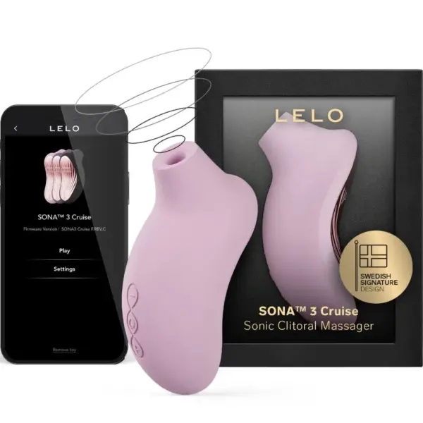 LELO - SONA 3 CRUISE SONIC CLITORAL MASSAGER ZACHT ROZE