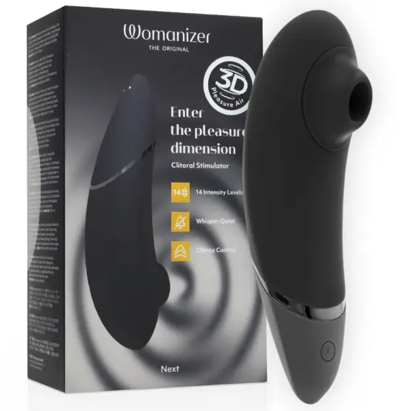 WOMANIZER - NEXT CLITORIAL STIMULATOR ZWART