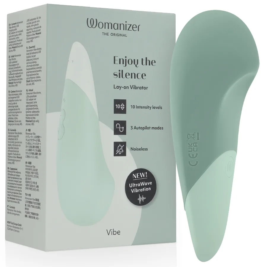 WOMANIZER - VIBE LAY-ON STILLE VIBRATOR SAGE