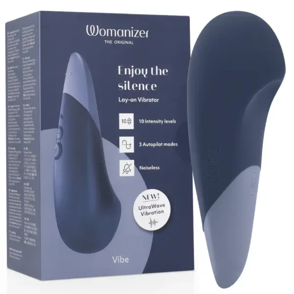 WOMANIZER - VIBE LIGGENDE VIBRATOR DONKERBLAUW