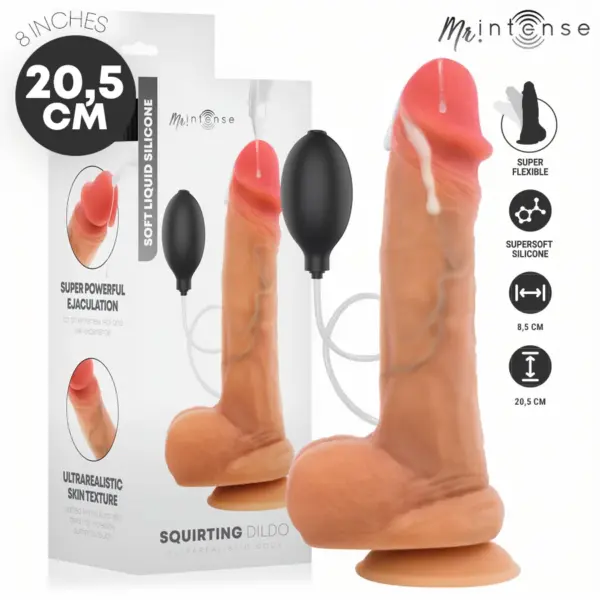 MR INTENSE - DANNY SILICONE EJACULATING DILDO 20,5 CM -Ø- 4 CM