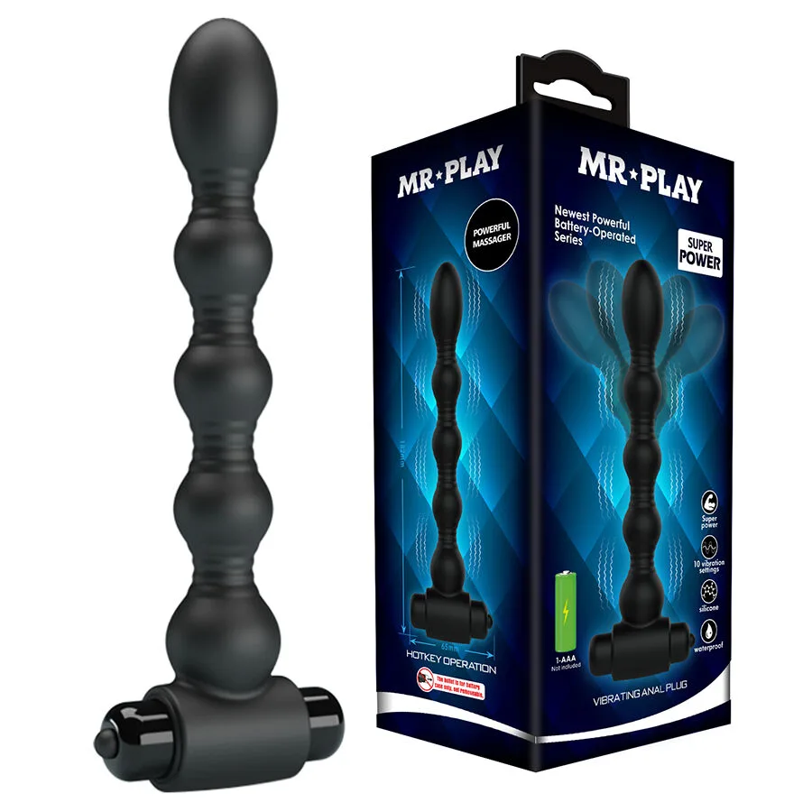 MR PLAY - VIBRERENDE ANALE PLUG MASSAGEAPPARAAT