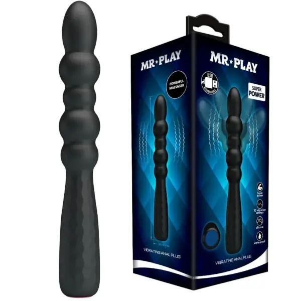 MR PLAY - FLEXIBELE VIBRERENDE ANALE PLUG