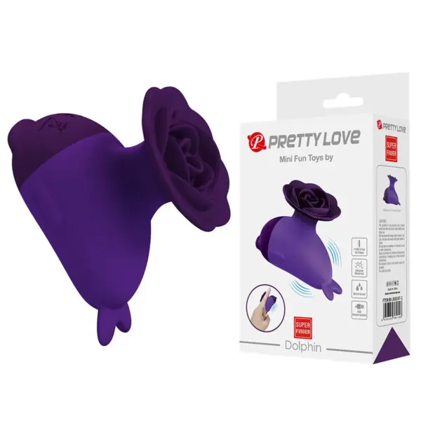 PRETTY LOVE - DOLPHIN MINI VIBRATOR MET CLIP