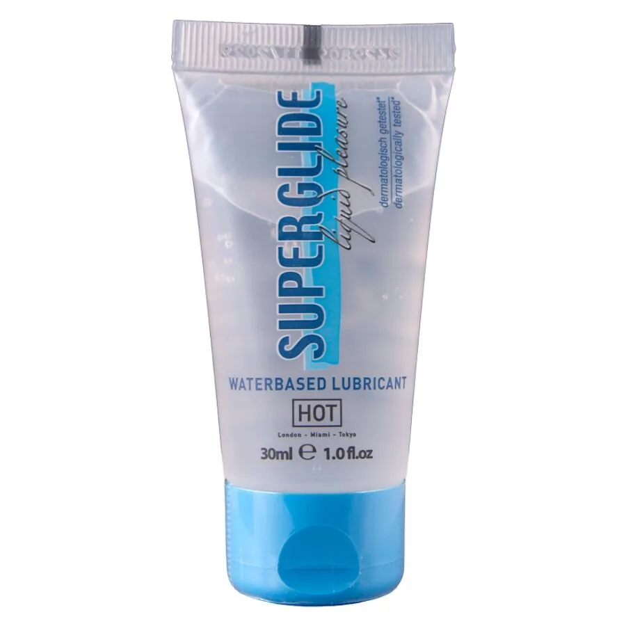 HOT - SUPERGLIDE LIQUID PLEASURE WATERBASED GLIJMIDDEL 30 ML