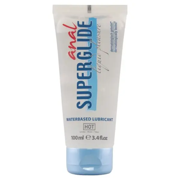 HOT - ANAL SUPERGLIDE LIQUID PLEASURE WATERBASED LIBRICANT 100 ML