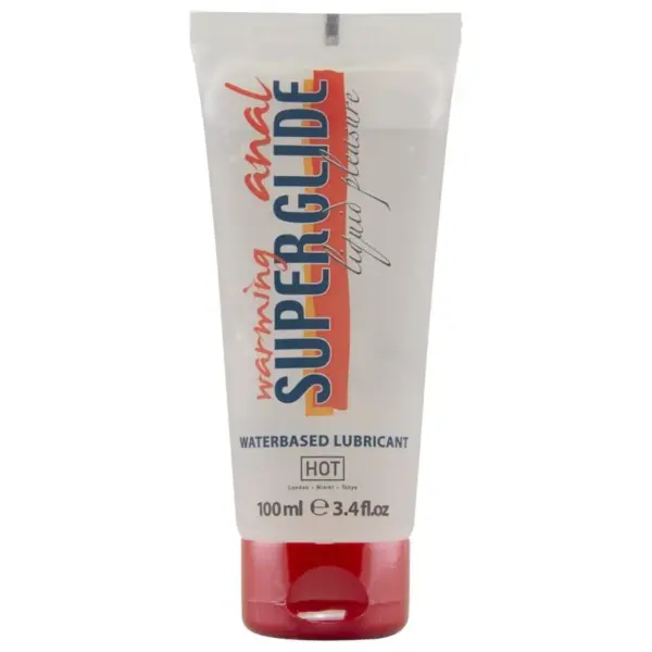 HOT - ANAL SUPERGLIDE VERWARMENDE VLOEIBARE GLIJMIDDEL OP WATERBASIS 100 ML