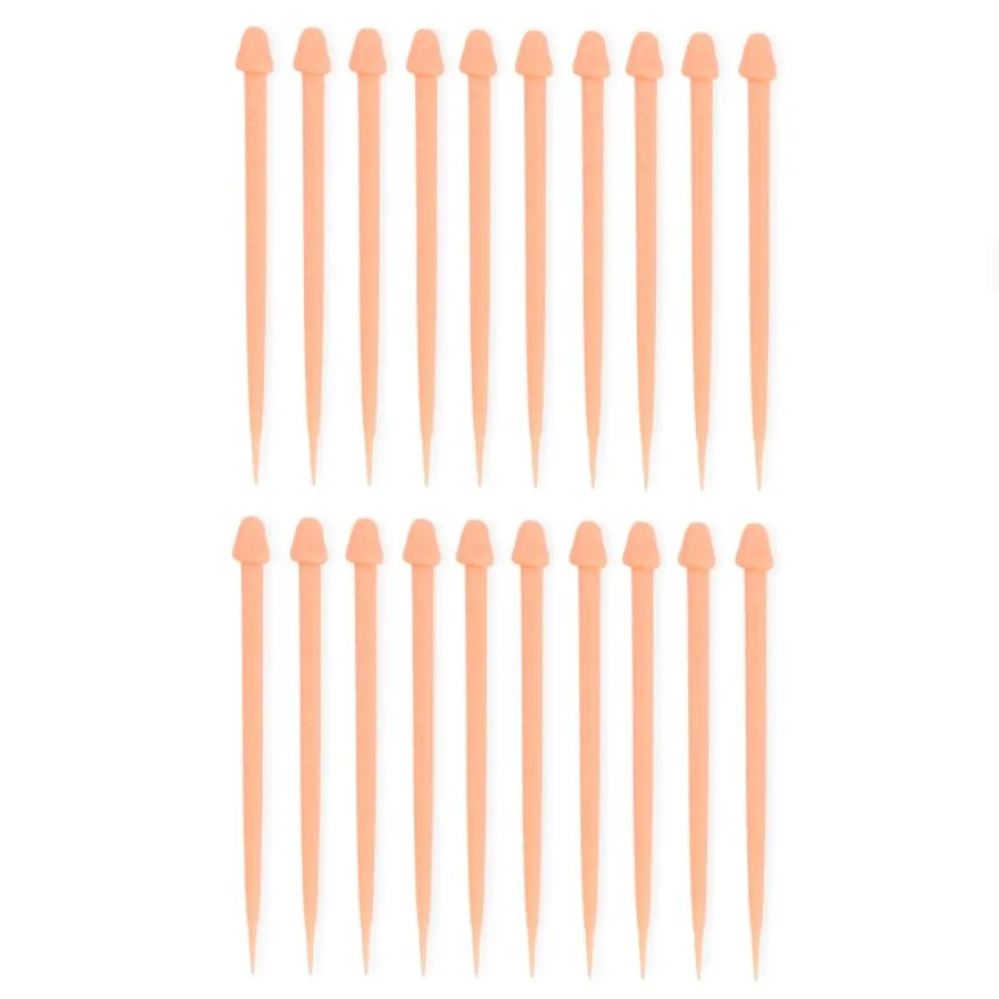 DIABLO PICANTE - PENIS SPIDERED STICKS VOOR VLEES 20 STUKS