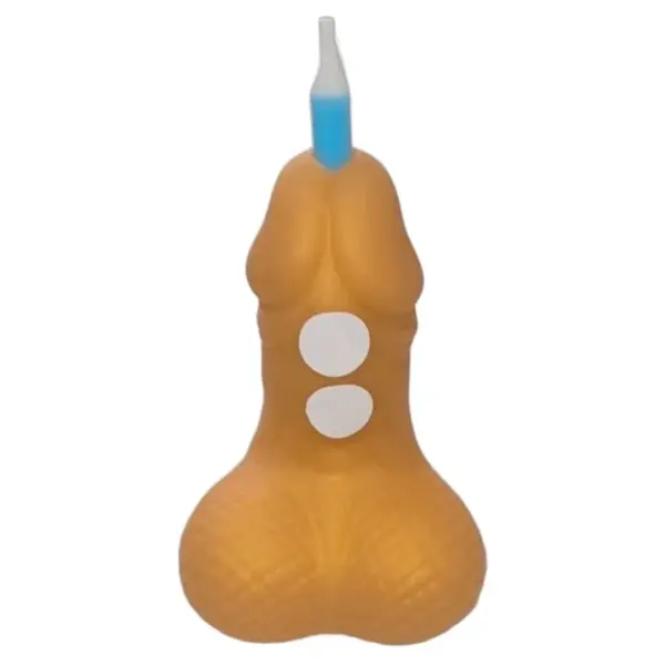 DIABLO PICANTE - PENIS VERJAARDAGSNUMMER KAARS GOUDEN
