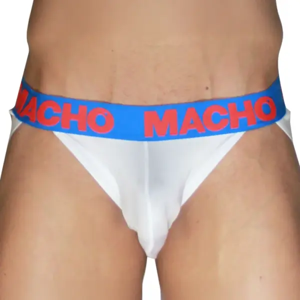 MACHO - MX29AZ WITTE JOCK + DONKERBLAUWE L