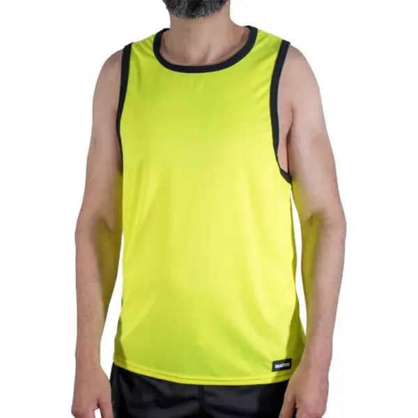 MACHO - CMV001 GEEL SPORTSCHOOL T-SHIRT L/XL