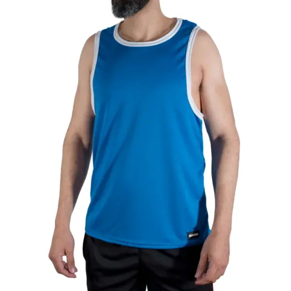 MACHO - CMV002 BLAUW SPORTSCHOOL T-SHIRT S/M