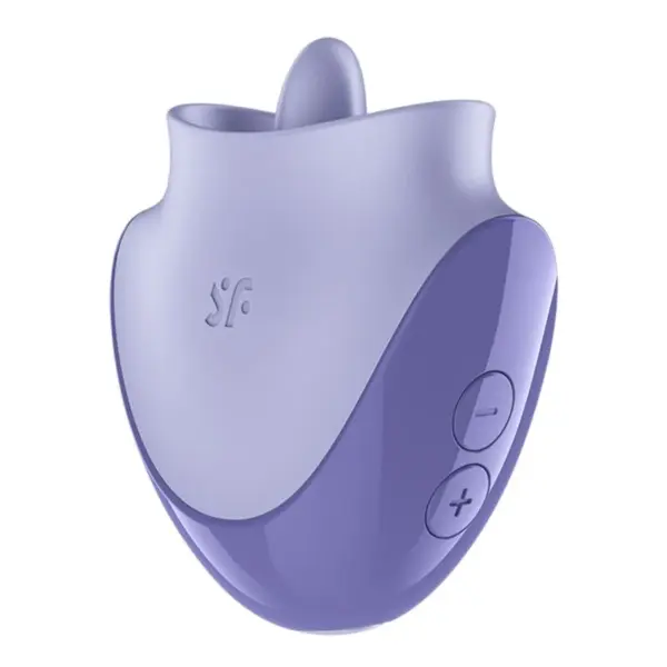 SATISFYER - TONGUE DANCER CLITORALE STIMULATOR MET VIBRATIE EN PULSATIES LILA