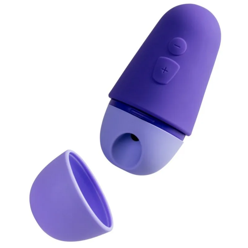 ROMP - FREE X CLITORALE STIMULATOR MET DEKSEL, 10 NIVEAUS, OPLAADBAAR, PAARS