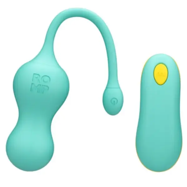 ROMP - CELLO MULTIFUNCTIONEEL VIBREREND EI TURKOOIS MET AFSTANDSBEDIENING