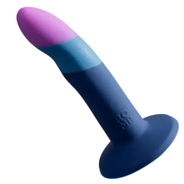 ROMP - PICCOLO SILICONEN DILDO MET DRIEKLEURIGE ZUIGNAP 14 CM