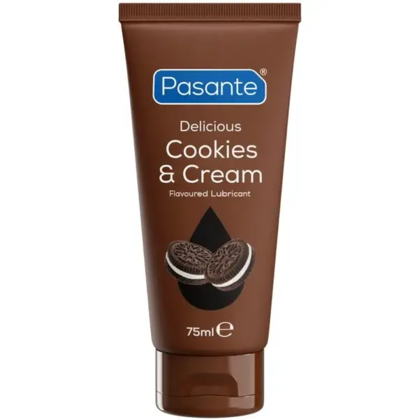 PASANTE - GLIJMIDDEL OP WATERBASIS MET COOKIES & CREAM-SMAAK 75 ML