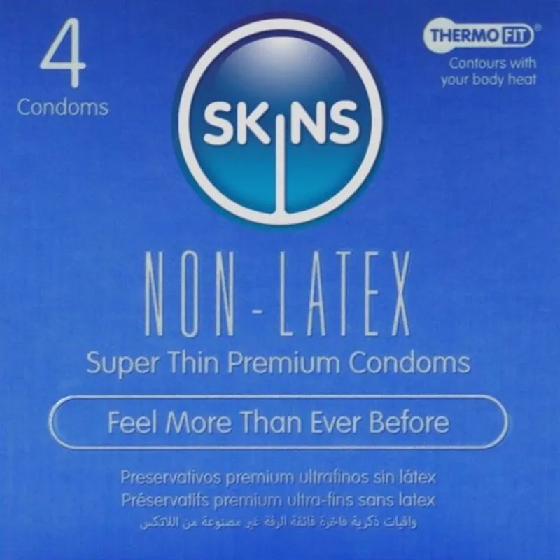 SKINS - LATEXVRIJE CONDOMS, PAK VAN 4