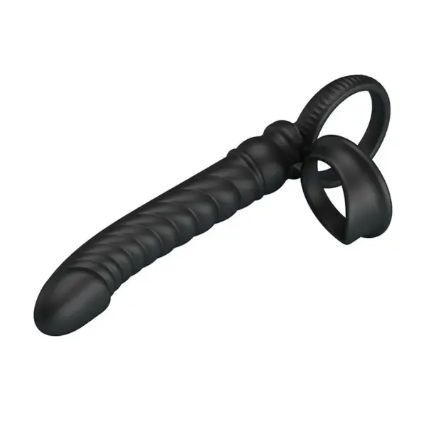 PRETTY LOVE - MERRITT ANALE VIBRATOR MET RING EN VIBRATIE ZWART