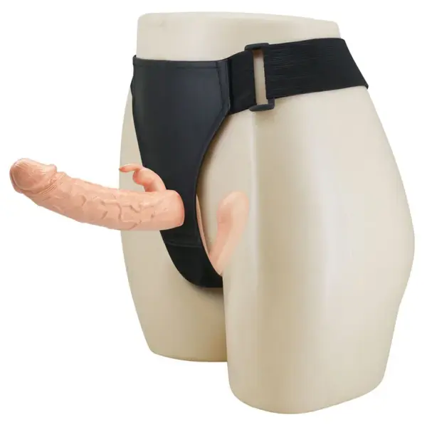 BAILE - CHARLOTTE HOLLOW DUBBELE PENETRATIE STRAP-ON FLESH