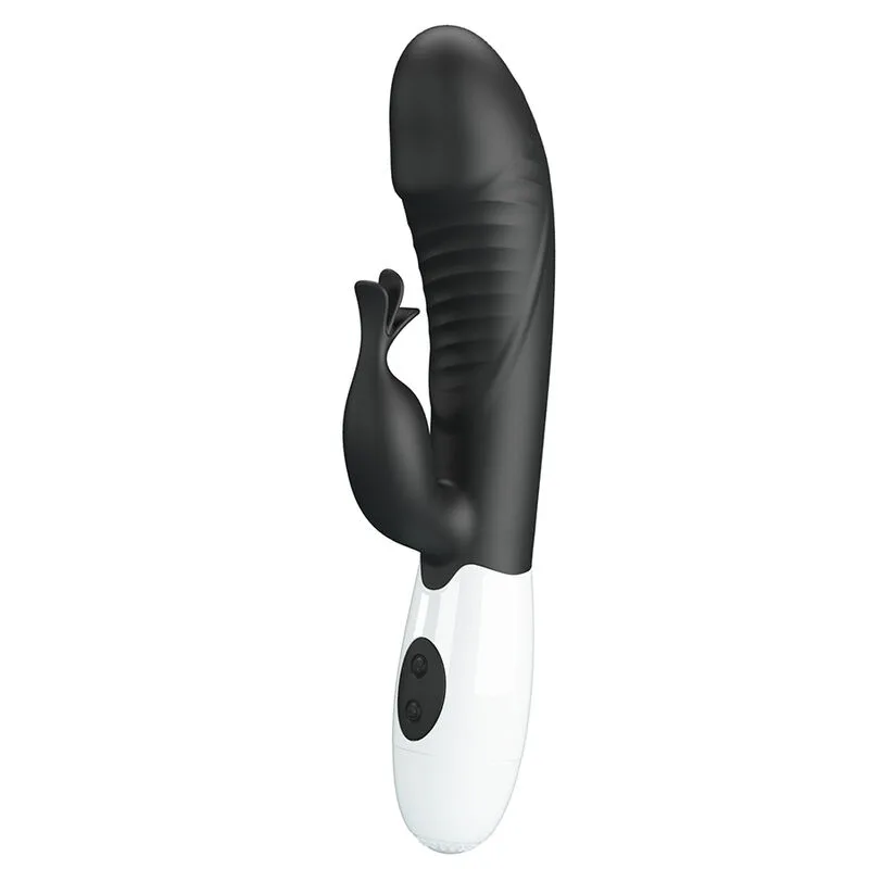PRETTY LOVE - RASMUSSEN 30 FUNCTION RABBIT VIBRATOR ZWART
