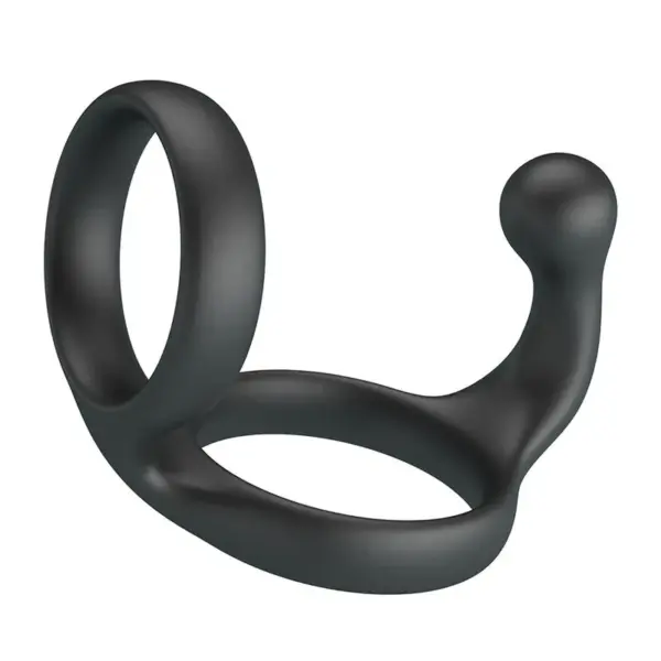 CRAZY BULL - FLORIAN DUBBELE PIK EN BALLEN RING ZWART