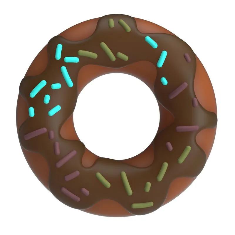 MOOIE LIEFDE - SUPER DONUT PENISRING BRUIN