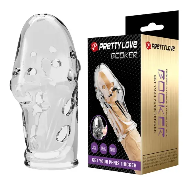 PRETTY LOVE - ROCKER PENIS SLEEVE MAAK JE PENIS DIKKER TRANSPARANT