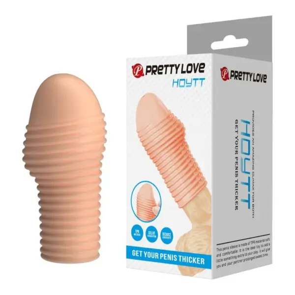 PRETTY LOVE - HOTTT PENIS SLEEVE MAAK JE PENIS DIKKER NATUURLIJKE KLEUR
